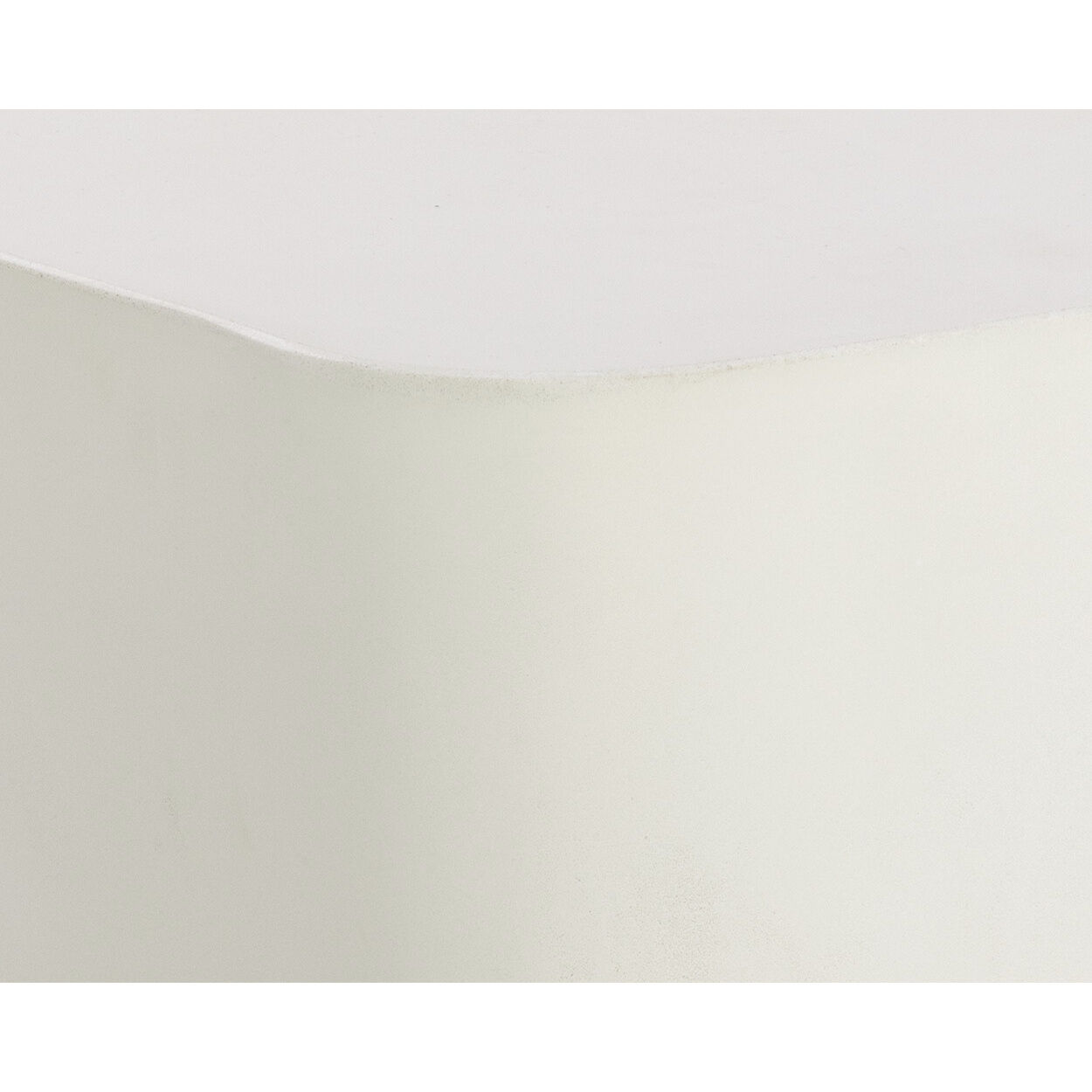 Dali 21.5 X 20 inch White Outdoor End Table, Large